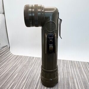 Fulton MX-991/U Flashlight Military Angle Head Olive Drab Green Made in USA